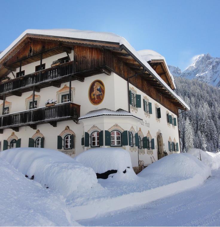 Das Landhaus Alte Post im Winter