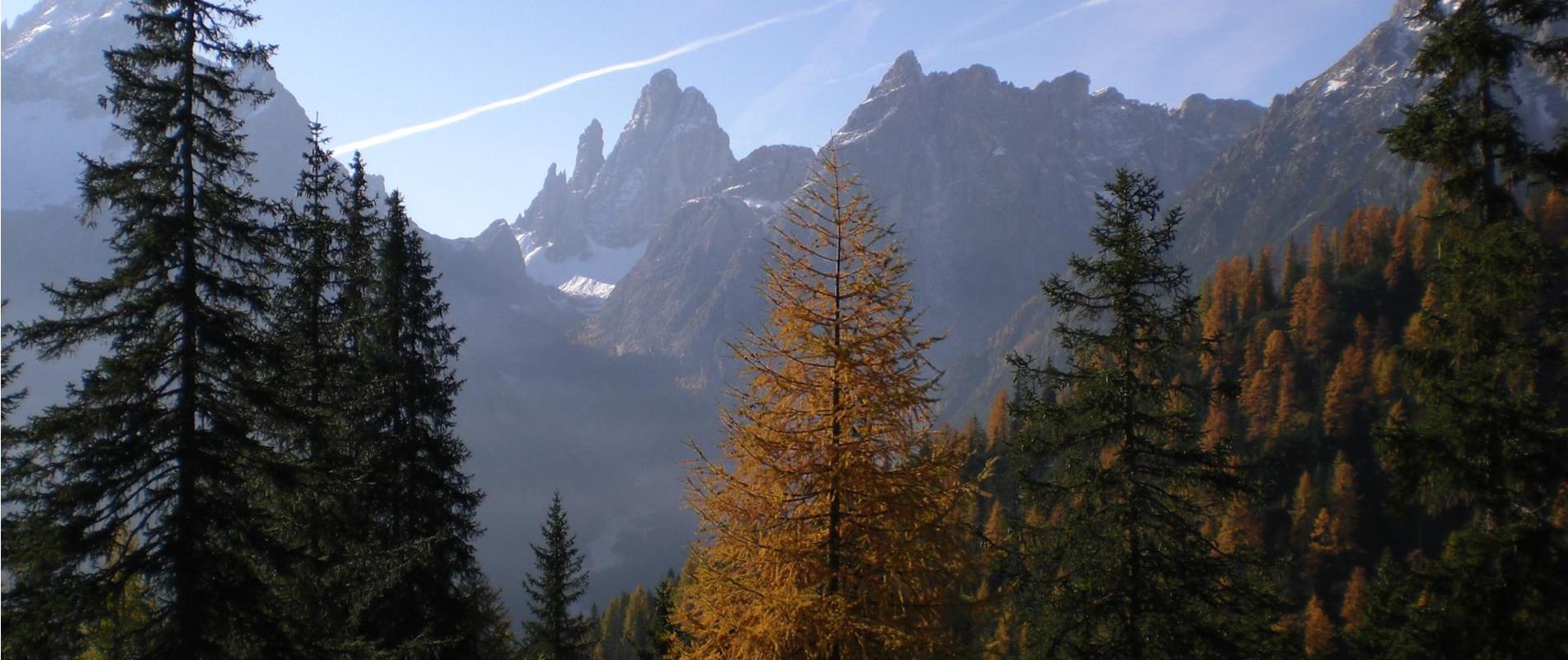 Le Dolomiti in autunno