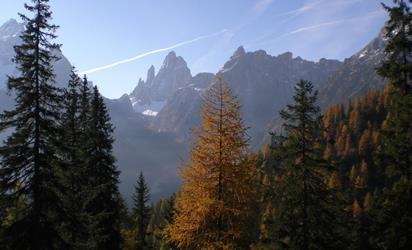 Die Dolomiten im Herbst